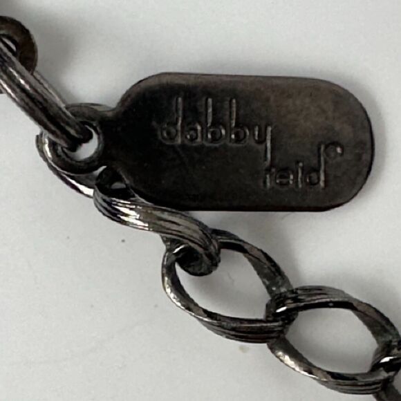 Dabby Reid Copper Tone Chain Beaded Statement Necklace Multi Strand Jewelry - Picture 11 of 16